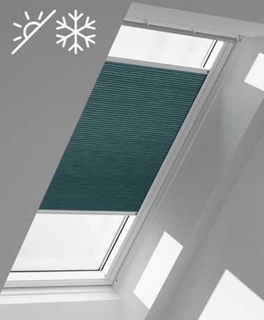 SKYLIGHT PLEATED BLIND TO FIT VELUX SIZES GGL1 OR M04 OR 304 
