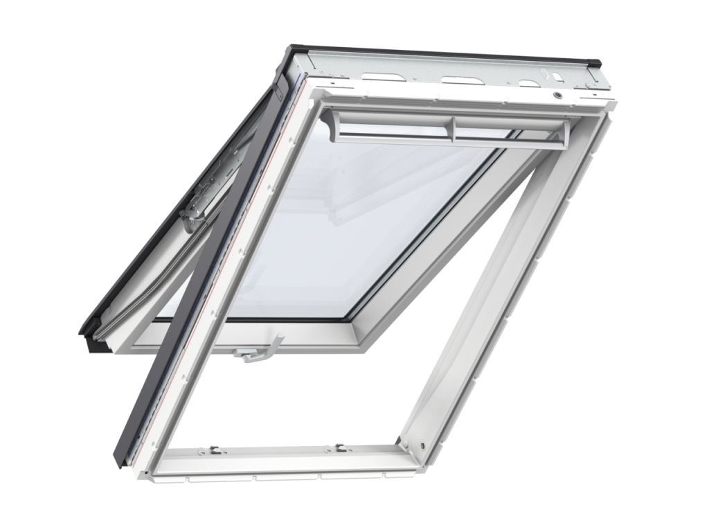 wooden top+center pivot 3-glass VELUX roof window