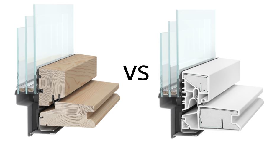 Holz oder Kunststoff Dachfenster