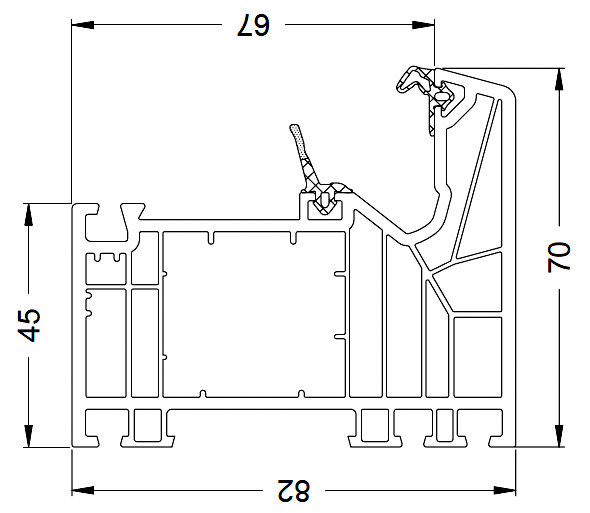 Fenêtres PVC et Portes PVC ➲ Schüco 82mm