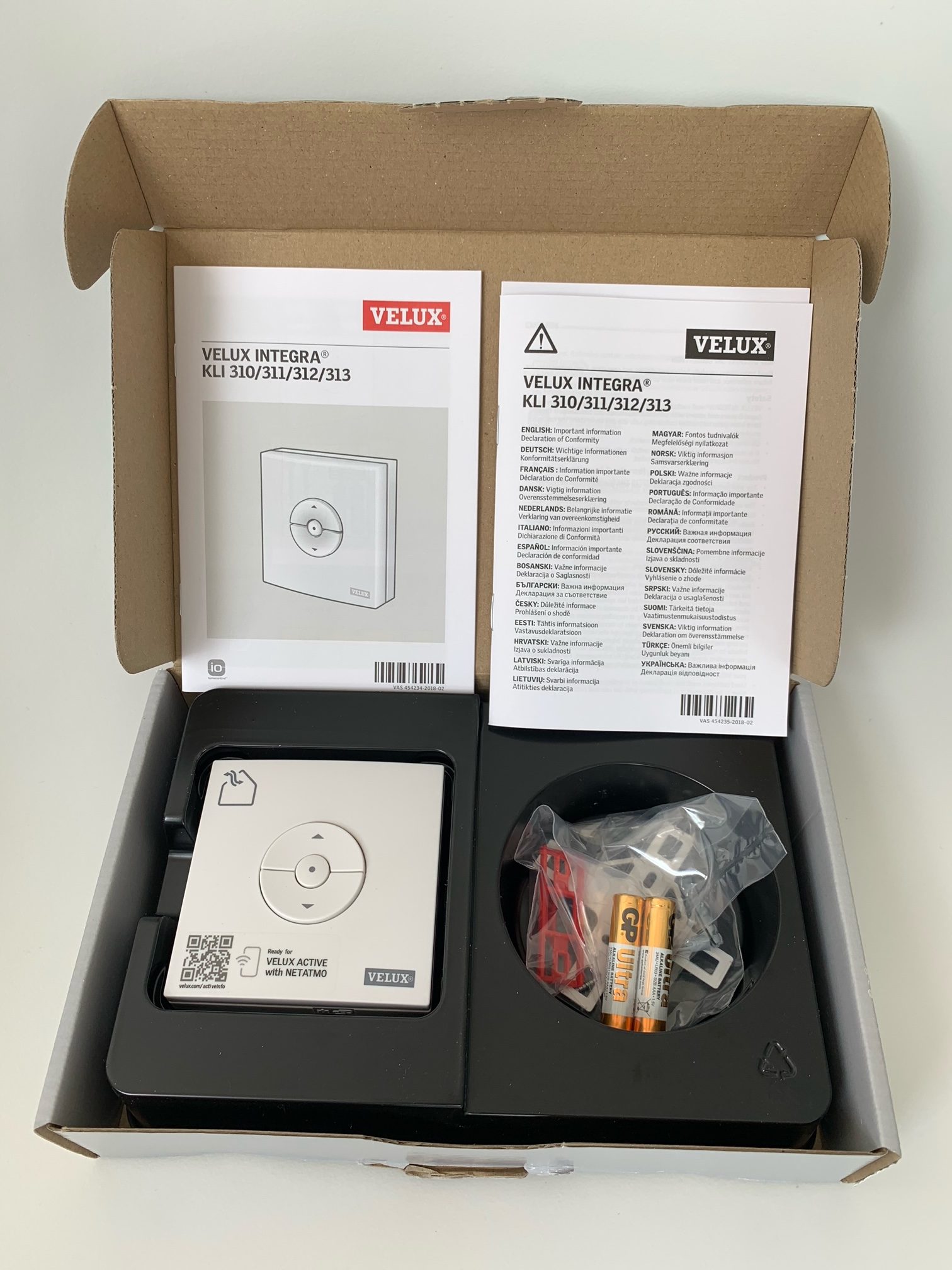 Lighting Parts & Accessories VELUX INTEGRA BGRC01101 KLI312 wireless