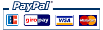 PayPal / Lastschrift / Giropay / Kreditkarte (mit Käuferschutz)