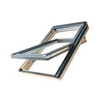 Dachfenster FAKRO FTP-V U5 : Schwingfenster aus Holz mit 3-fach-Verglasung