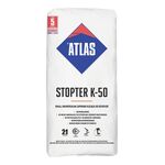 Atlas Stopter K-50, weißer WDVS Klebe- und Armierungsmörtel für Styropor EPS, Styrodur XPS und Mineralwolle, faserverstärkt