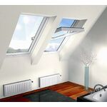 Kunststoff Dachfenster OptiLight PVC THERMO mit 2-fach Verglasung und regulierbarem Lüfter