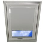 White blackout blind for roof window