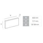 Stegu GRENADA 3, Verblender aus Beton für innen und außen