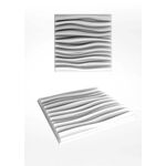 Gips panel WAVE S (48x48 cm)