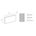 CRETA 01, decorative concrete tile