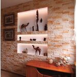 Stegu NEPAL 02, Verblender aus Beton für innen und außen