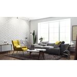 PARMA 01, gypsum brick tile with integrated joint