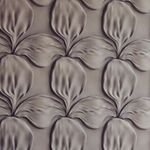 3D Wandpaneele aus Gips  FLOWER (48x48 cm)