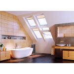 Schwingfenster PTP-V U5 von FAKRO mit Möglichkeit von Innen- und Außen Zubehör
