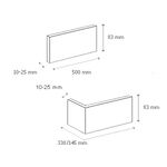 stegu DUBLIN 3, Ziegelriemchen aus Beton mit integrierte Fuge