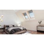 RoofLITE+ TRIO PINE | wooden, pivot, 3-glass roof window