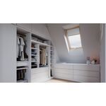 RoofLITE+ TRIO PINE | wooden, pivot, 3-glass roof window