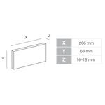 LOFT 2, gypsum brick tile for inside