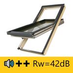 FAKRO FTT R3 | wooden roof window with tripple, sound-reducing glazing