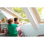 VELUX GLL-B 1061 | wooden, pivot roof window with 3-glazing and bottom handle