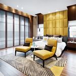 STEGU Upholstered wall panel | Melange rectangle 60x30