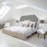 STEGU Upholstered wall panel | Melange triangle 30x30