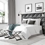 STEGU Upholstered wall panel | Melange triangle 30x30