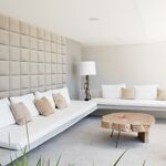 STEGU Upholstered wall panel | Melange square 30x30