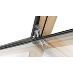 RoofLITE+ TRIO PINE | wooden, pivot, 3-glass roof window