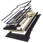 Optilight Energy| Pine roof window with triple glazing