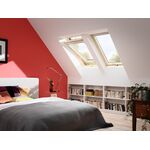 VELUX GZL-B 1051 | wooden, center pivot roof window, with 2-glass and bottom handle