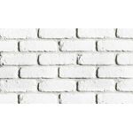 PARMA WHITE, gypsum brick tile with integrated joint