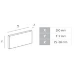 Stegu GRENADA 1, Verblender aus Beton für innen und außen