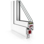 PVC fönster VEKA V82 | fasadfönster, PATIO dörrar, skjutdörrar