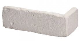 LOFT WHITE, gypsum brick corner for interior