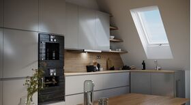 RoofLITE+ SOLID PVC | PVC, pivot, 2-glass roof window