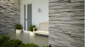 TIMBER grey, decorative concrete tile