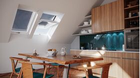 RoofLITE+ TRIO PVC | PVC, pivot, 3-glass roof window