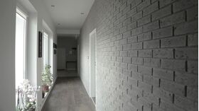 BOSTON GREY, concrete brick tile with integrated joint