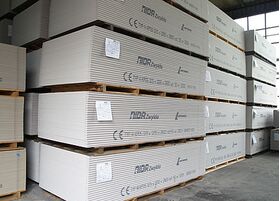 Plasterboard fire-resistant GKF 12.5 x 1200 x 2000 mm