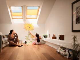 VELUX GPL 3068 | wooden, top hung roof window with safe 3-glazing