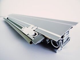 elegant cassette for fabric | silver color, perfect matching for wooden roof windows