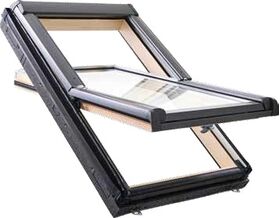 Roof window ROTO DESIGNO R49H ✓ wooden ✓ with WD thermo-block