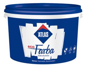 Atlas ecoFARBA | white acrylic paint for indoor use