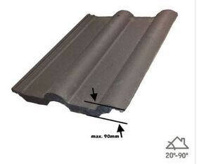 Flashing VELUX EDJ 0000 for recessed installation and for profiled roofing material up to 90mm