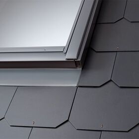 Flashing VELUX EDL 0000 for flat roofing material (max. tile thickness 16mm)