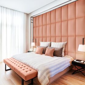 STEGU Upholstered wall panel | Melange rectangle 60x30