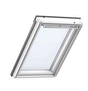 Fenêtre de toit VELUX GBL 2015 pour toits à faible pente, triple vitrage, finition blanche