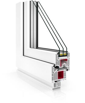 PVC fönster VEKA V82 | fasadfönster, PATIO dörrar, skjutdörrar