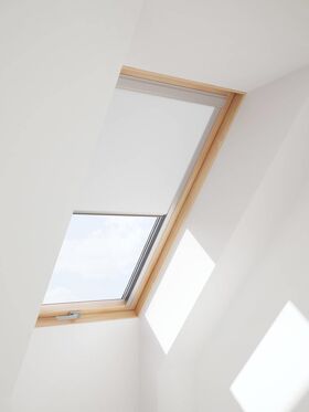 Blackout blind for VELUX roof window, darkblue, perfect for bedroom