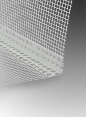 Eckschutzschiene PVC mit Gewebe 10x10x250 cm
